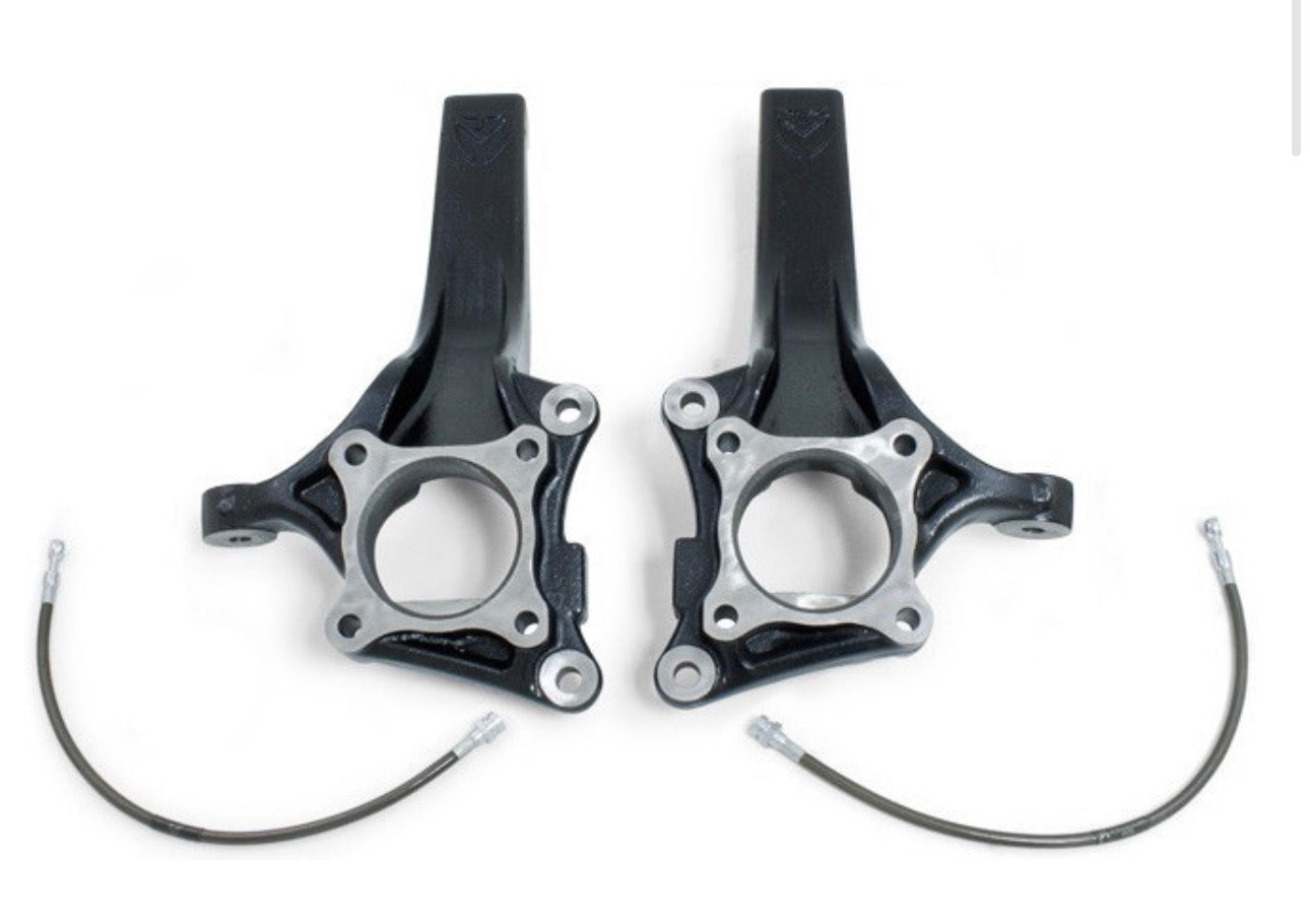 2015-2020 FORD F-150 2WD 4.5" MAXTRAC LIFT SPINDLES W/ EXTENDED BRAKE LINES - 703440